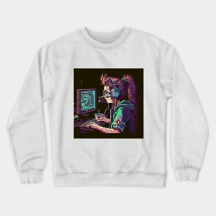 The Coolest Girl Hacker Crewneck Sweatshirt